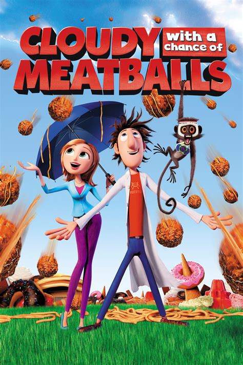 Cloudy with a Chance of Meatballs is a 2009 American computer-animated science fiction comedy film produced by Warner Bros. Pictures and loosely based on the 1978 children's book of the same name by Judi and Ron Barrett. It was written and directed by Phil Lord and Christopher Miller in their directorial debuts, and stars the voices of Bill Hader, Anna Faris, Bruce Campbell, James Caan, Bobb'e ...